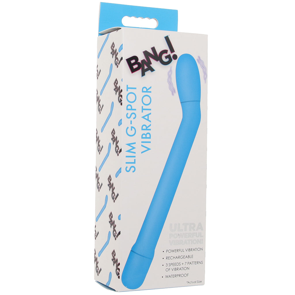 Bang! Slim G-Spot Vibe in Blue