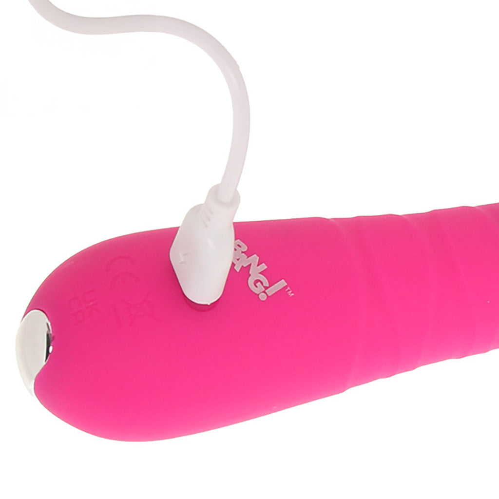 Bang! Bang! Thrusting Silicone Vibe in Pink - Vibrators - HoneyHugs Canada (View 8)