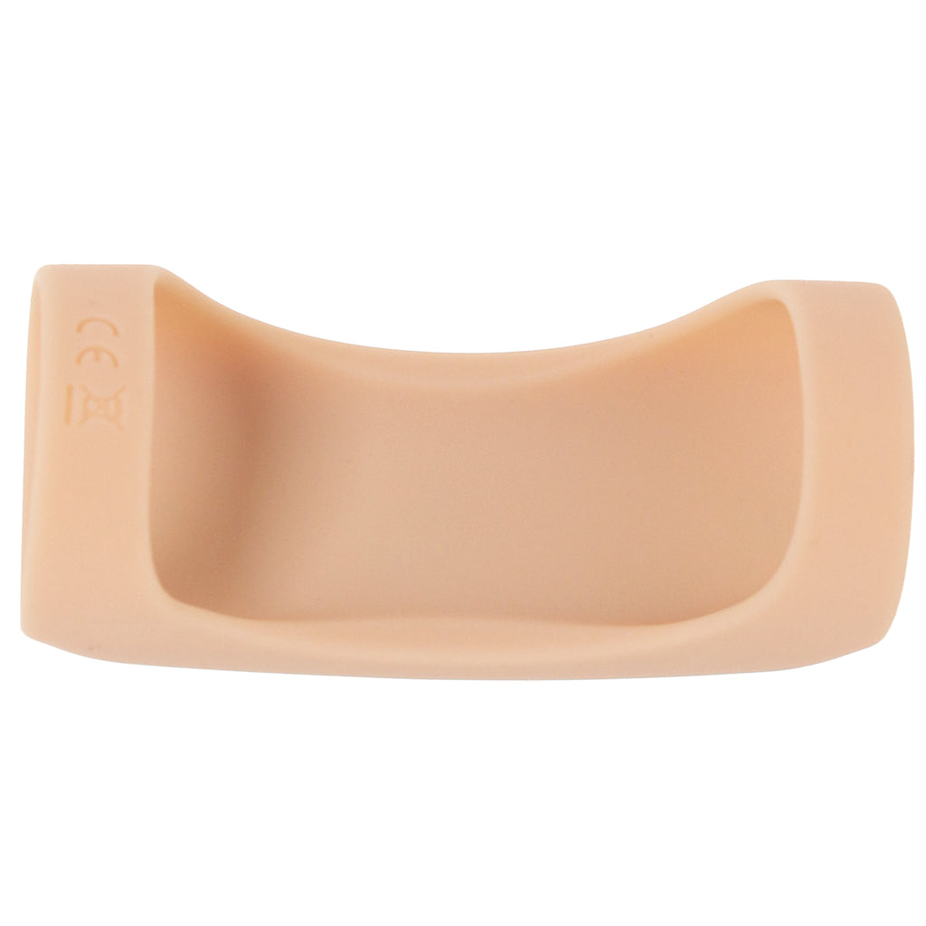 Jock Vibrating Silicone Penis Sleeve in Light