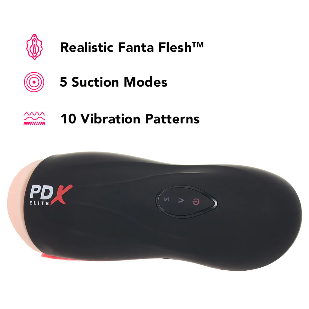 Pipedream PDX Elite F**k-O-Matic Auto Suction Stroker - Male Masturbators - HoneyHugs Canada (View 6)