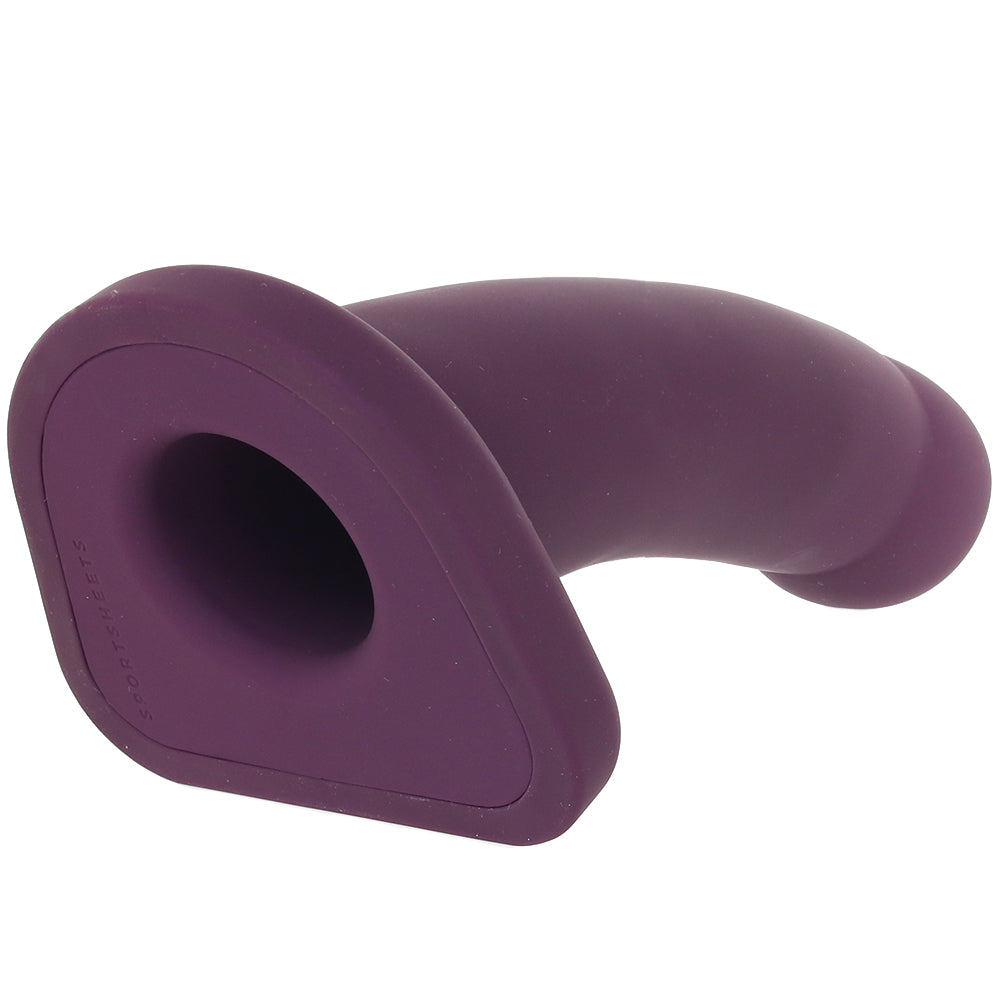 Sportsheets Banx 8 Inch Hollow Silicone Dildo in Plum - Vibrators - HoneyHugs Canada (View 5)