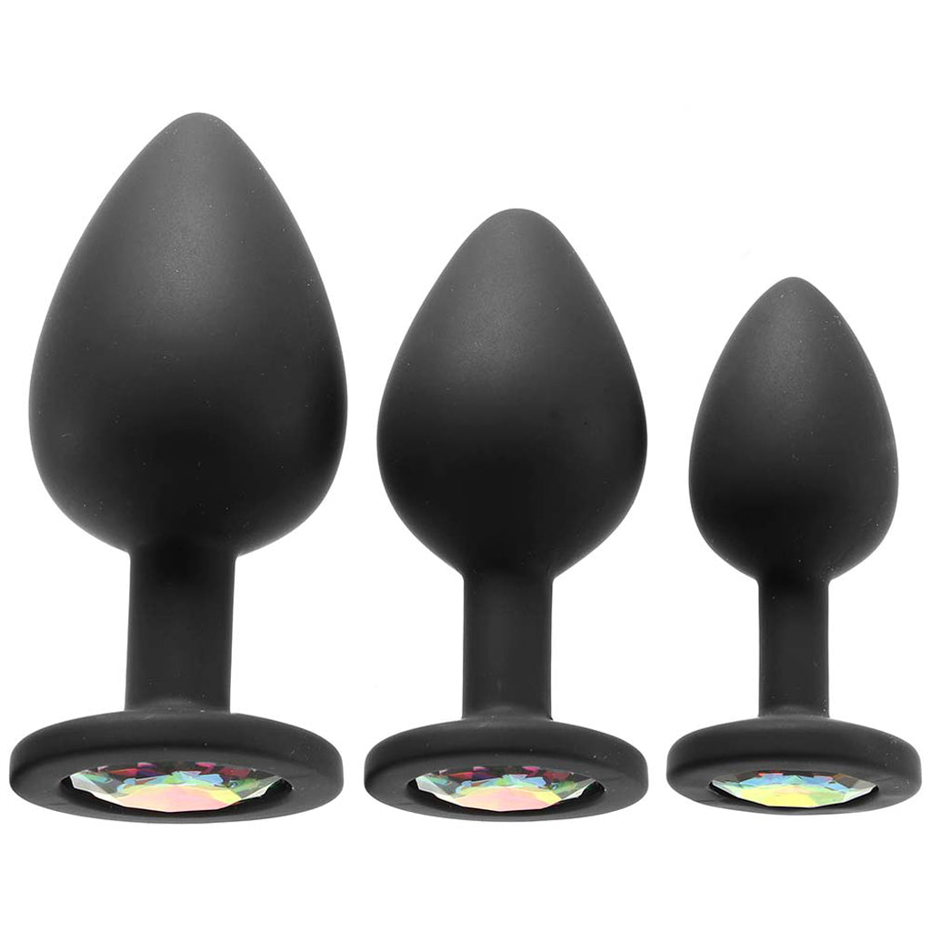 Glams Spades Black Anal Trainer Kit: Glimmering Progression & Pleasure