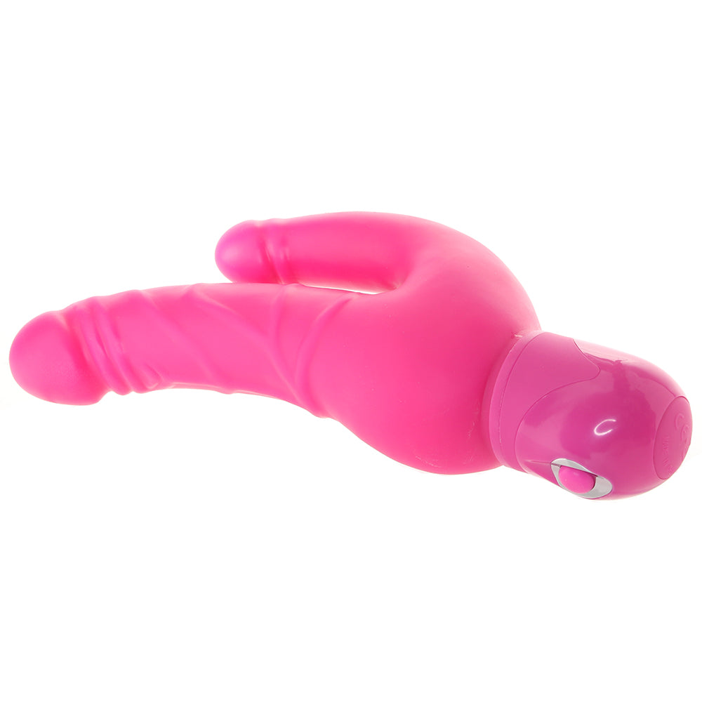 Power Studs Bendie Stud Over & Under Vibe in Pink - Vibrators - HoneyHugs Canada (View 5)