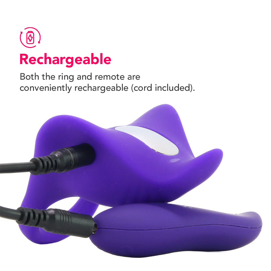 Silicone Remote Orgasm Vibrating Cock Ring