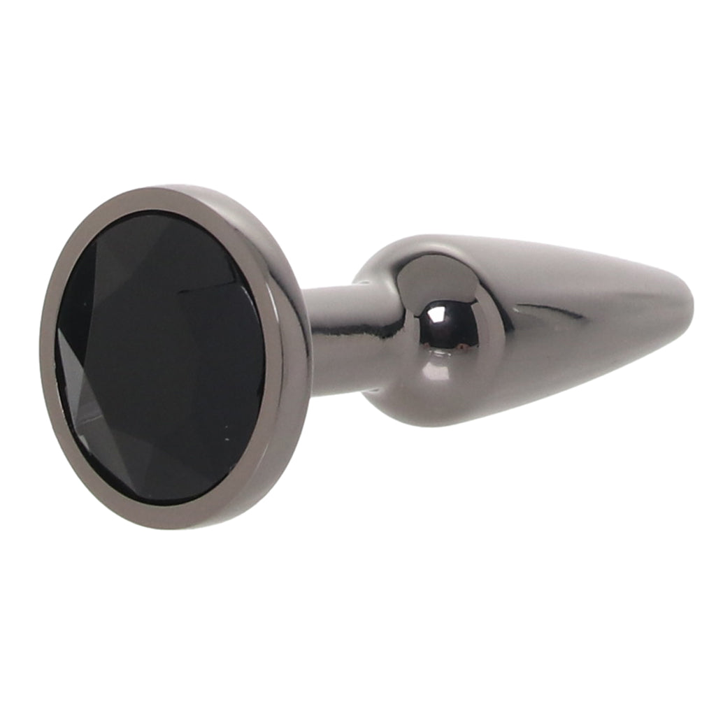 Rear Assets Small Tapered Butt Plug in Gunmetal