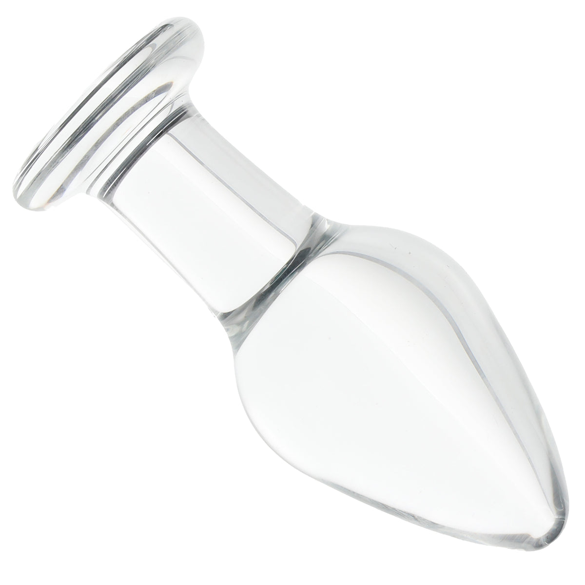 Clarity Utopian Bud Glass Butt Plug