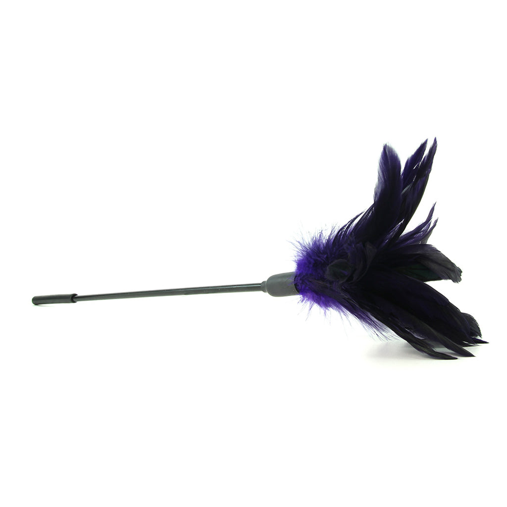 Starburst Violet Feather Body Tickler: Luxurious Tease & Potent Sensation