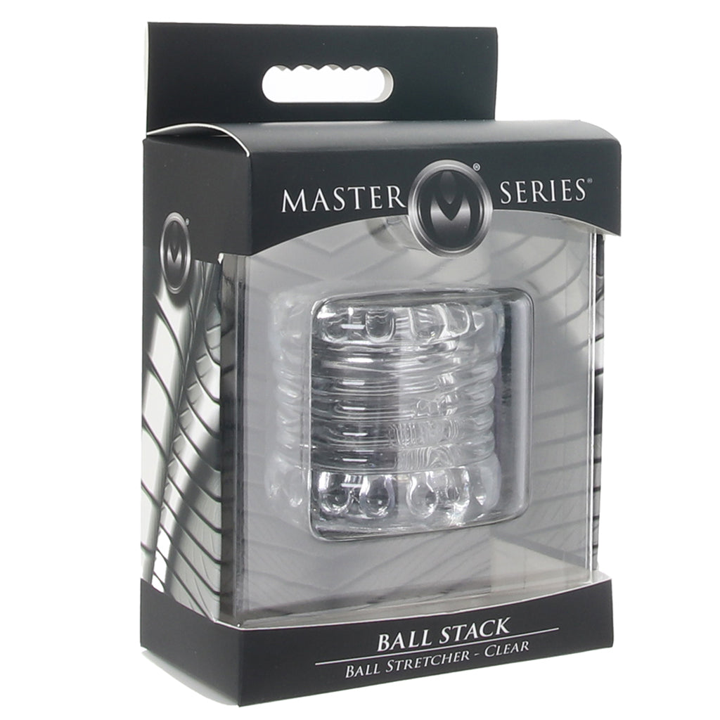 Master Series Clear Ball Stack Ball Stretcher - Elevate Sensation & Endurance