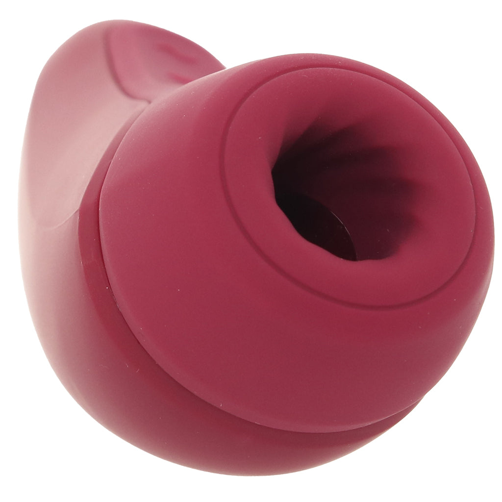 Satisfyer Satisfyer Curvy 1+ Air Pulse Stimulator in Rose Red - Vibrators - HoneyHugs Canada (View 2)