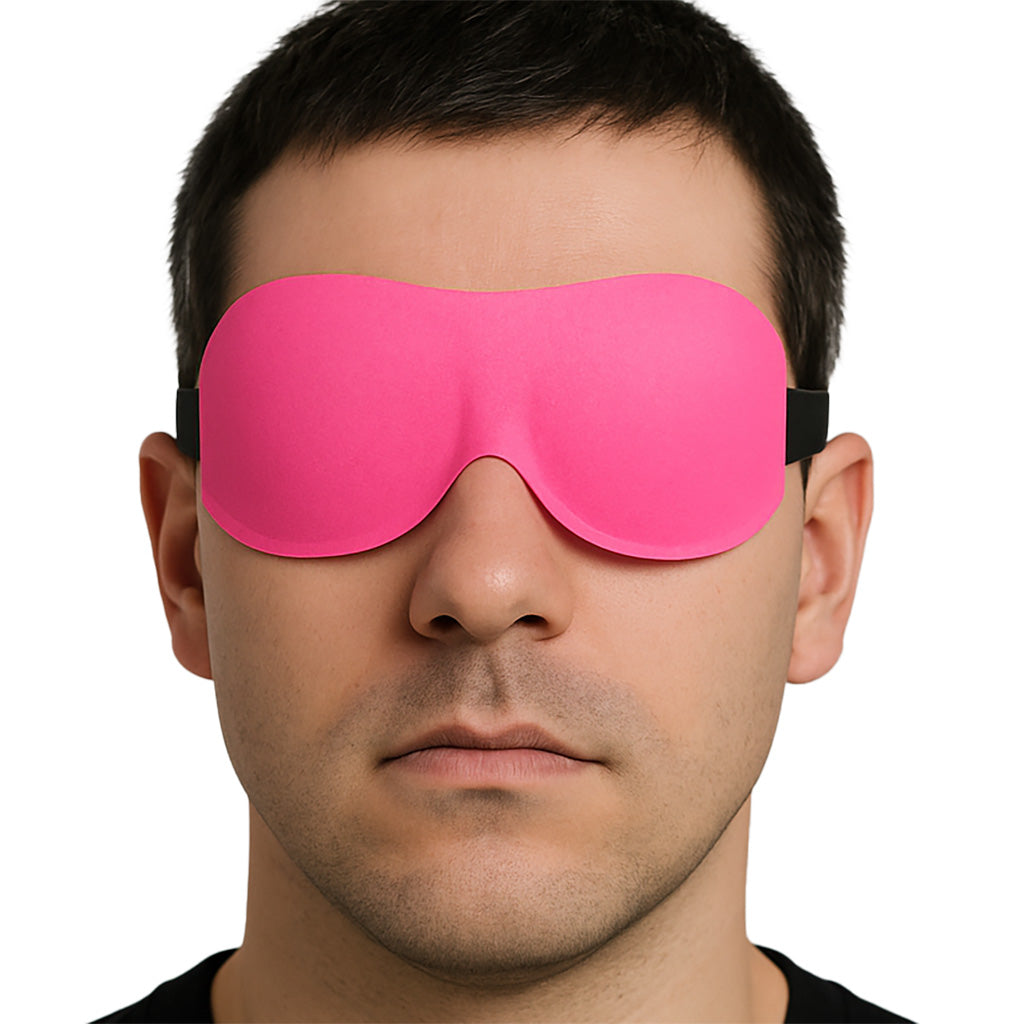 Ouch! Pink 3D Blindfold: Luxurious Sensory Deprivation for Intense Pleasure