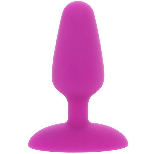 Bang! Bang! Vibrating Silicone Butt Plug in Purple - Vibrators - HoneyHugs Canada