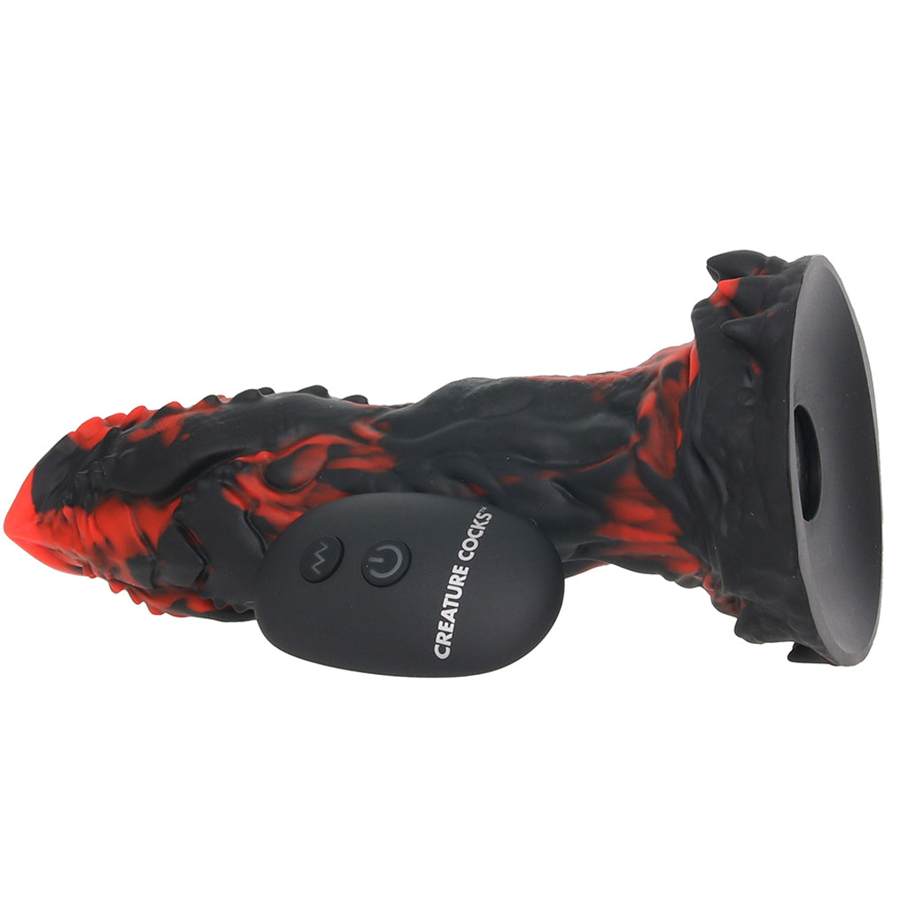 Creature Cocks Inferno Cock Vibrating Silicone Dildo