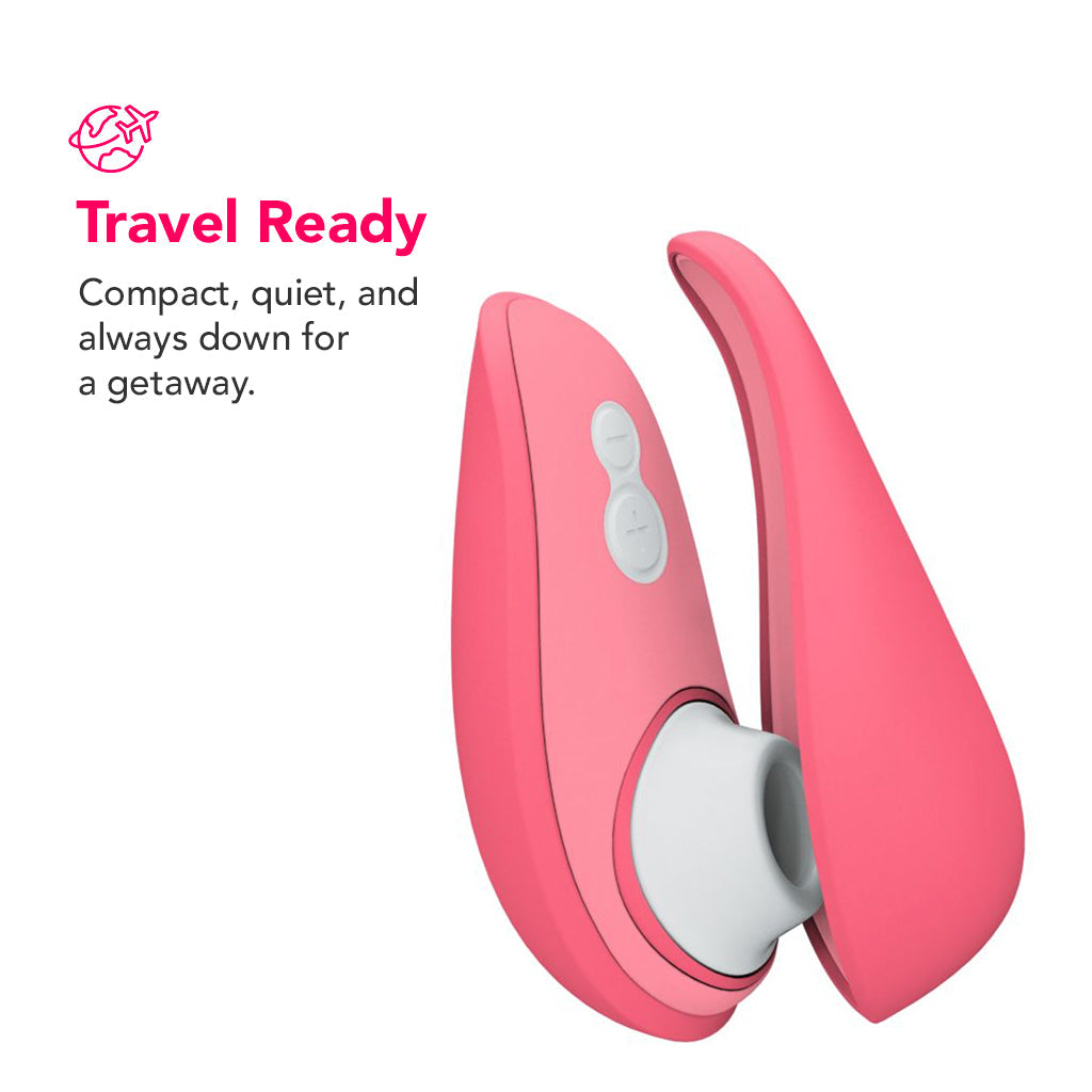 Womanizer Liberty 2 Clitoral Stimulator in Vibrant Rose