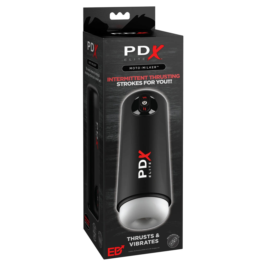 Pipedream Extreme Toyz PDX Elite Moto Milker Thrusting Auto Stroker - Male Masturbators - HoneyHugs Canada (View 6)