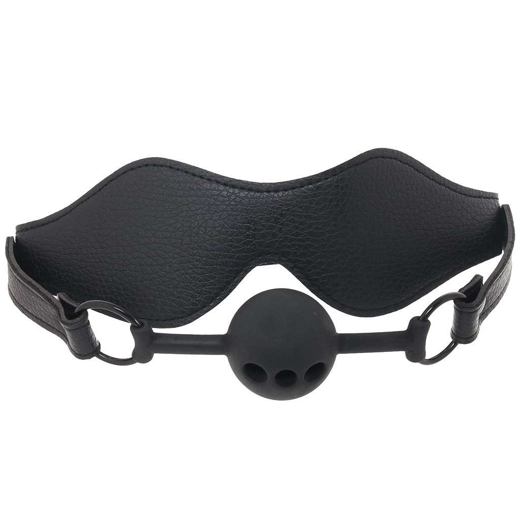 Nocturnal Collection: Opulent Sensory Deprivation Set - Eye Mask & Breathable Ball Gag