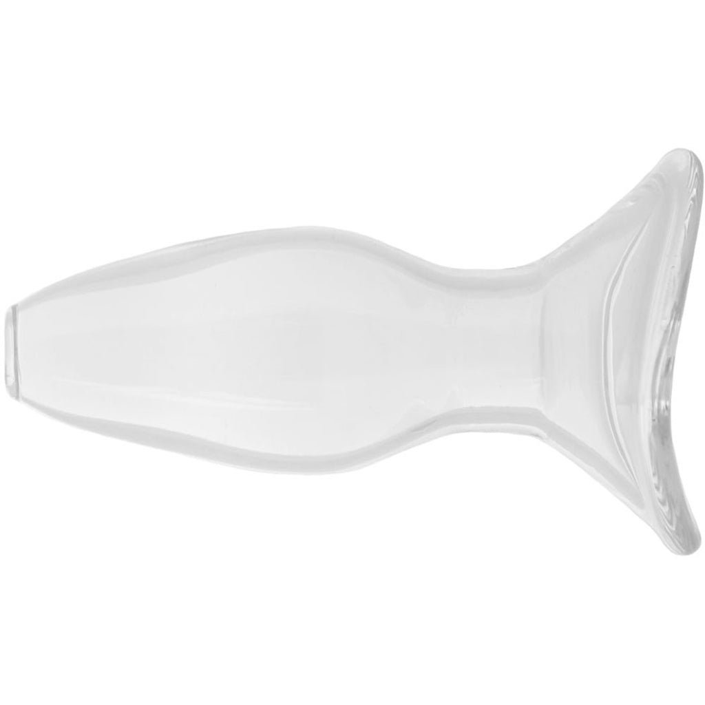 Anal Fantasy Large Anal Gaper: Pyrex Glass Hollow Plug for Sublime Depths