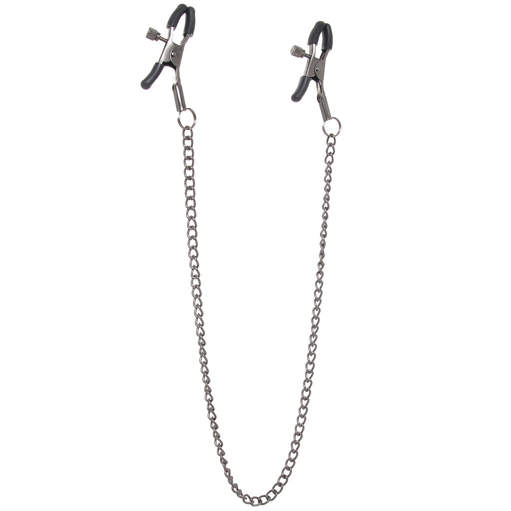Sei Mio Nip & Tug: Luxurious Chained Nipple Clamps with Adjustable Pressure