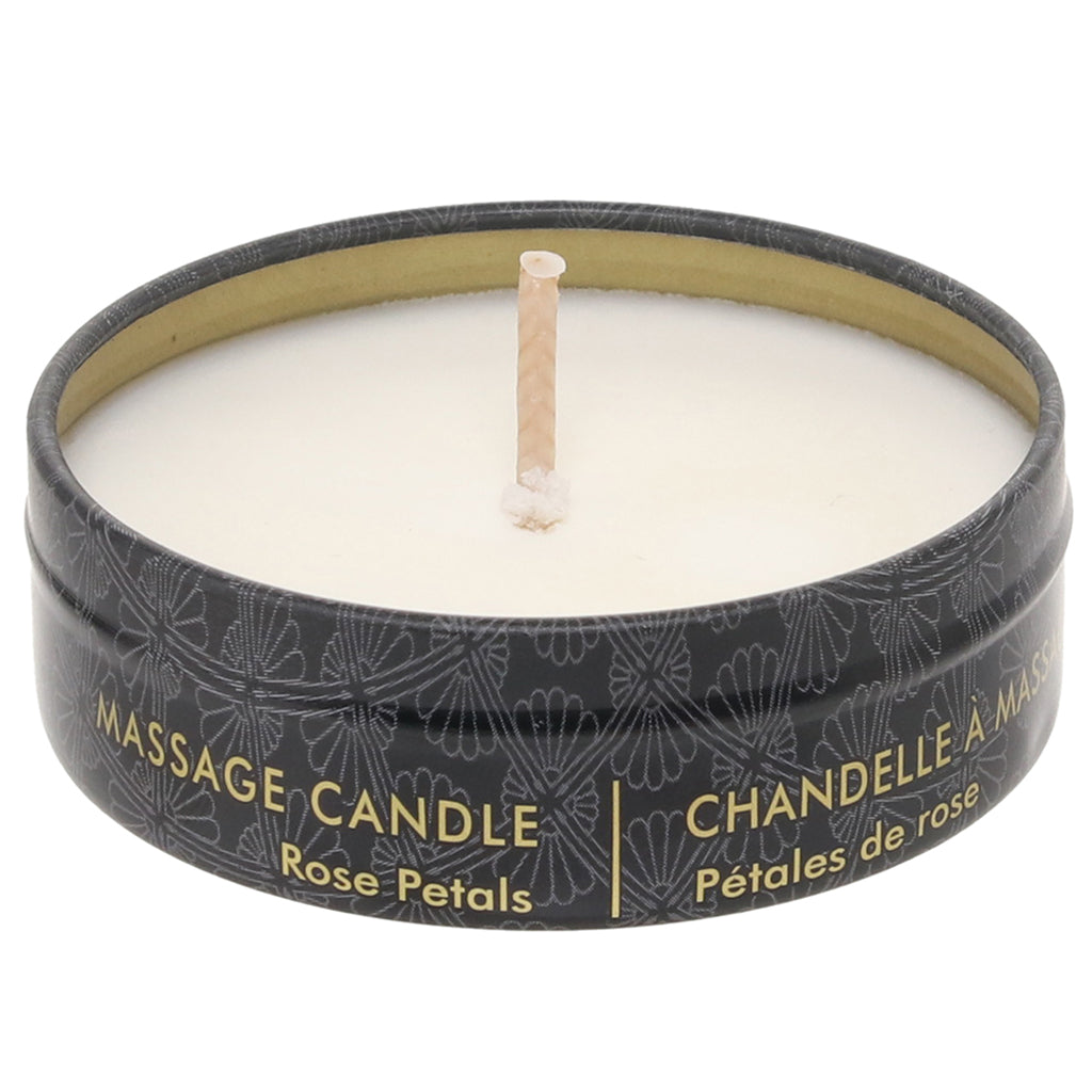 Aphrodisia Mini Massage Candle 1oz/30ml in Rose Petals