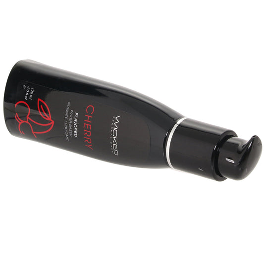 Aqua Lube Cherry Flavored Water-Based Lube - Edible, Vegan, Toy & Condom Safe