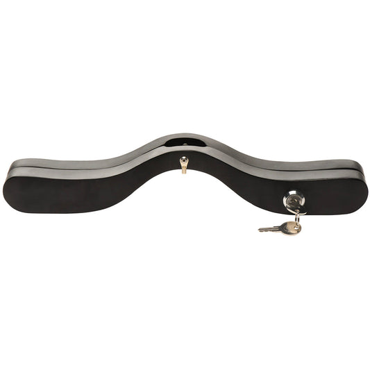 Master Series Exposed E-Stim Wooden Humbler: Exquisite Control, Profound Submission