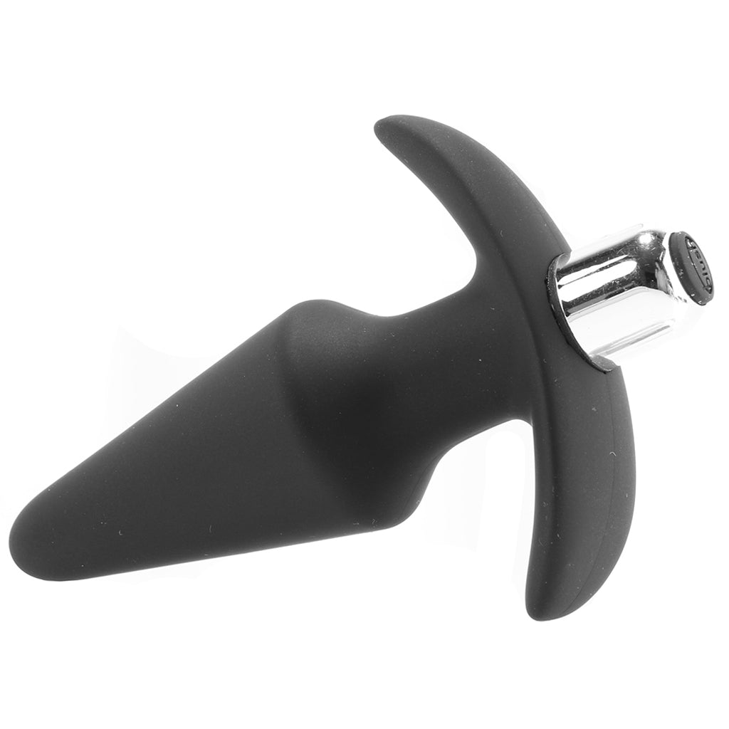 Luxe Luxe Discover Vibrating Silicone Butt Plug in Black - Vibrators - HoneyHugs Canada (View 5)