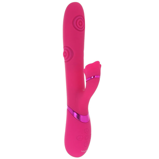 Vive Dolce Vive Fiore Air Wave Tapping Rabbit Vibe - Vibrators - HoneyHugs Canada