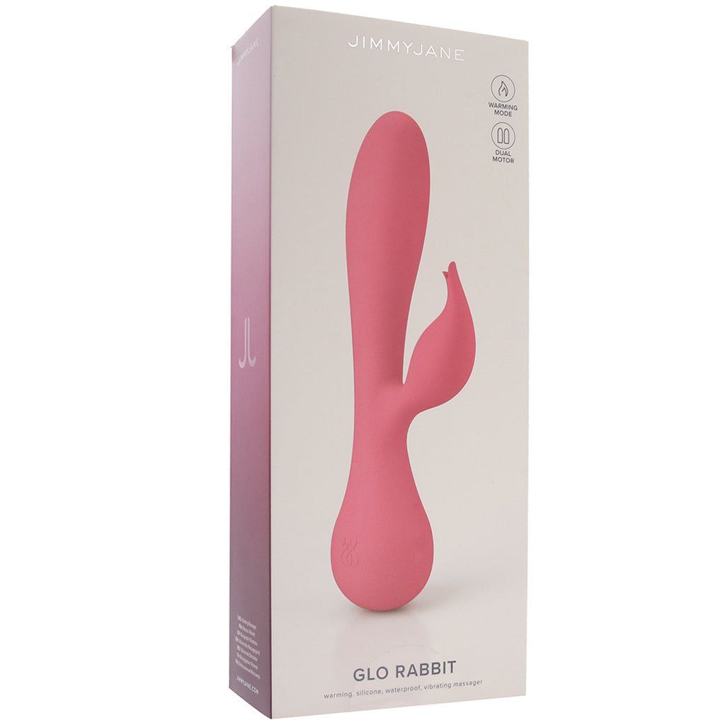 Rabbits Glo Rabbit Silicone Heating Vibe in Pink - Vibrators - HoneyHugs Canada (View 6)