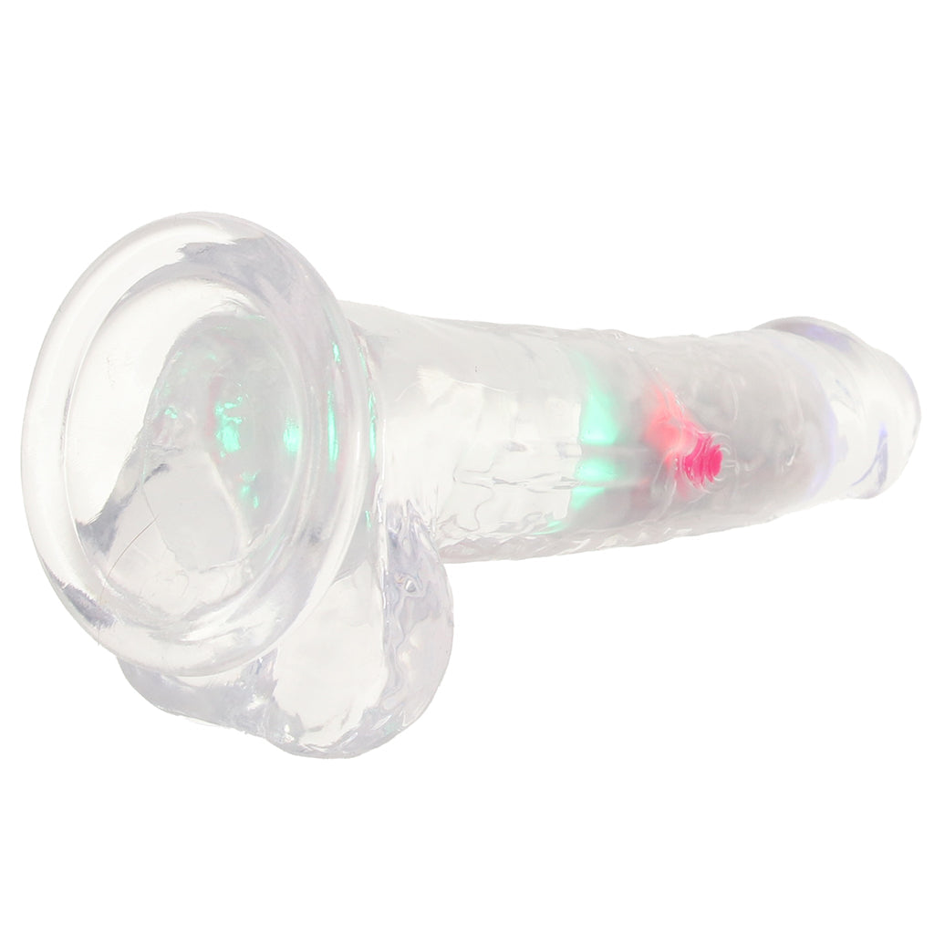 RealRock RealRock 7 Inch Light Up Vibrating Ballsy Dildo - Vibrators - HoneyHugs Canada (View 5)