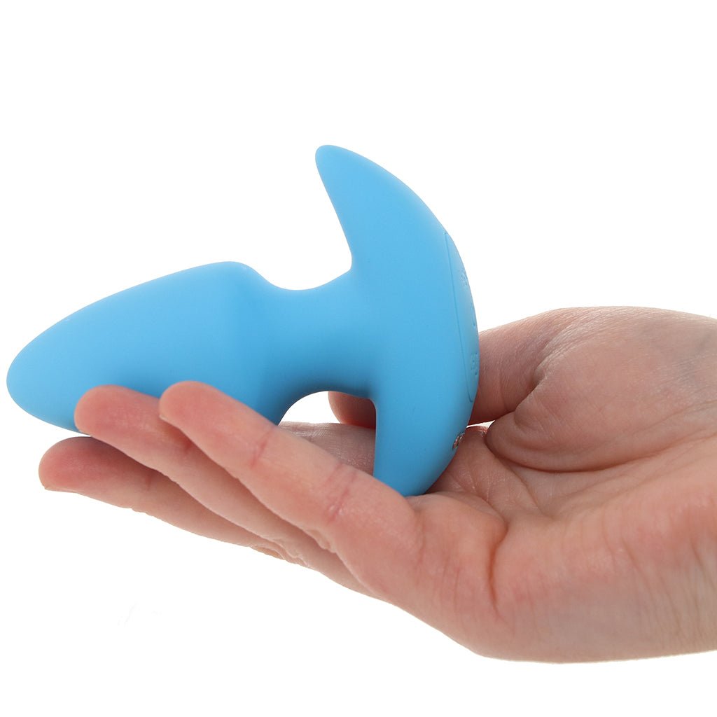 Symphony of Sensation: Bang! Blue Thrusting & Vibrating Silicone Butt Plug with Wireless Remote