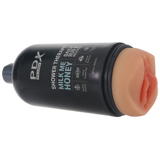 Pipedream Extreme Toyz PDX Shower Therapy Milk Me Honey Stroker in Light - Male Masturbators - HoneyHugs Canada