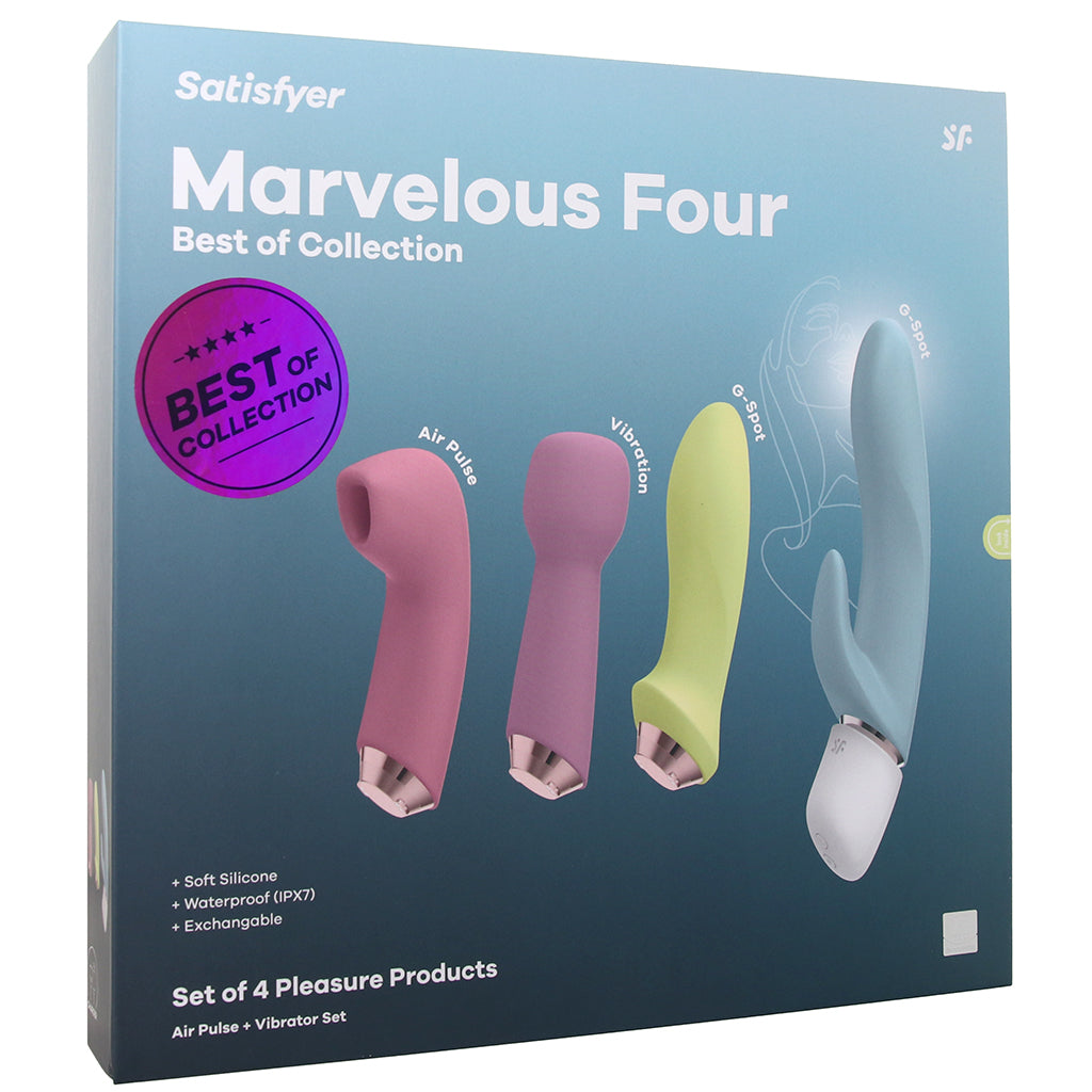 Satisfyer Satisfyer Marvelous Four Air Pulse + Vibe Set in Assorted - Vibrators - HoneyHugs Canada (View 9)