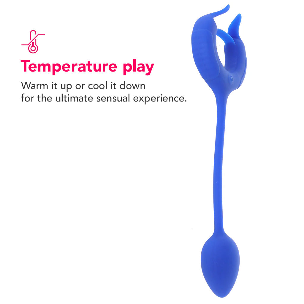 CalExotics Admiral Plug and Play Weighted Cock Ring - Vibrators - HoneyHugs Canada (View 3)