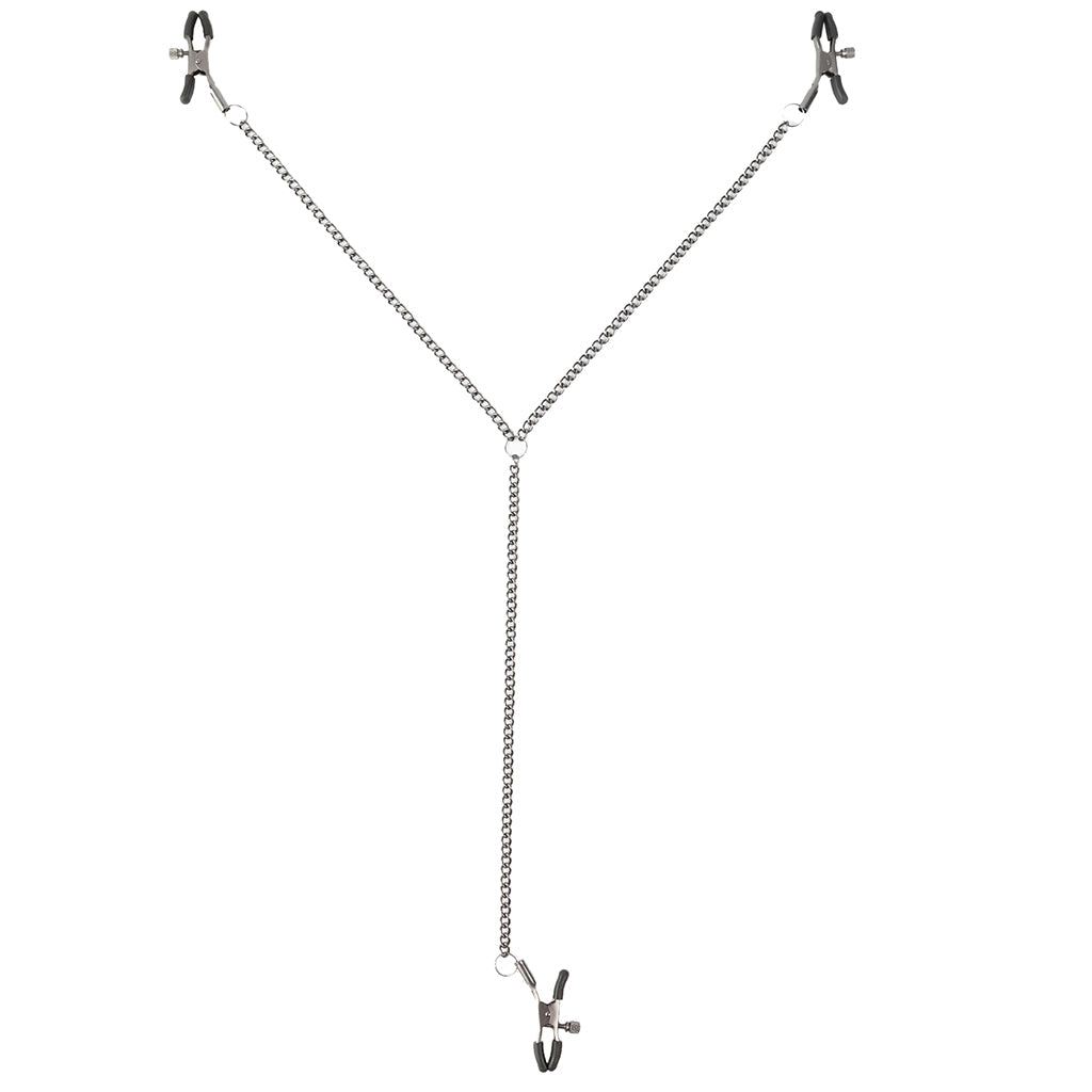 Sei Mio Triple Tease: Exquisite Adjustable Nipple & Versatile Clamp Set