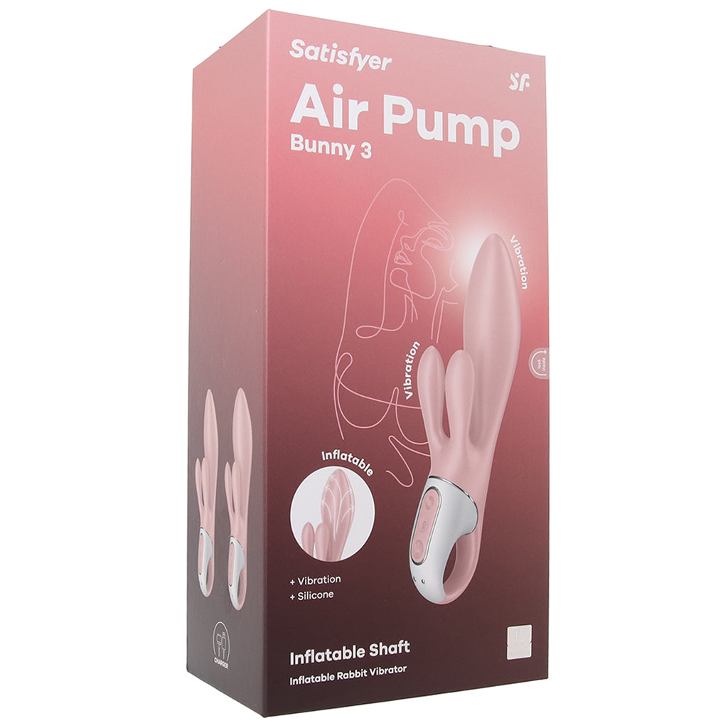 Satisfyer Satisfyer Air Pump Bunny 3 Inflatable Rabbit Vibe - Vibrators - HoneyHugs Canada (View 9)