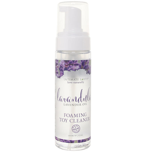 Intimate Earth Lavendula Lavender Oil Foaming Toy Cleaner in 6.7oz/200ml - Vibrators - HoneyHugs Canada