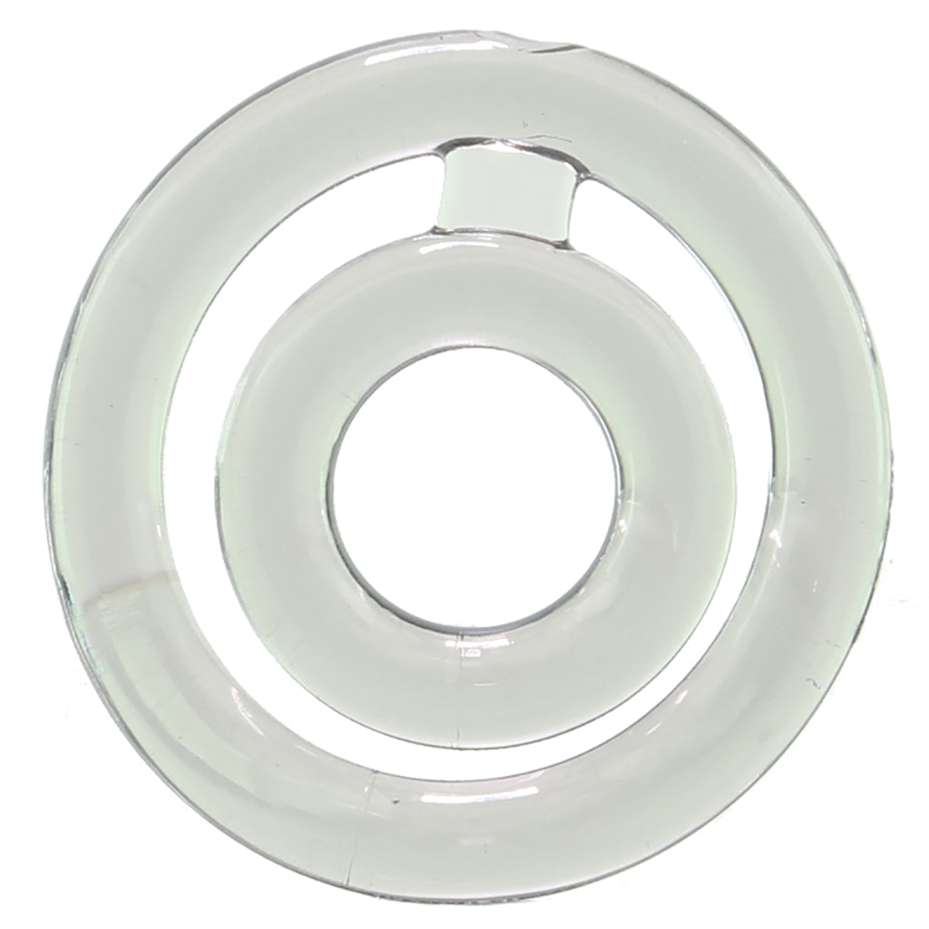 Zero Tolerance Bullseye Double Loop Cock Ring in Smoke | Elevated Pleasure & Performance