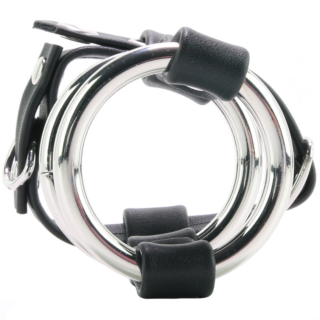 Double Metal C-Ring with Locking Ball Strap