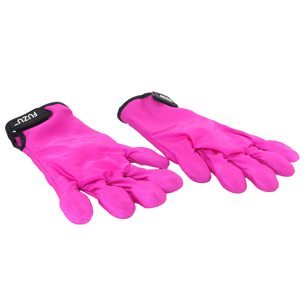 Deeva Fuzu Vibrating Small Massage Gloves in Pink - Vibrators - HoneyHugs Canada (View 4)