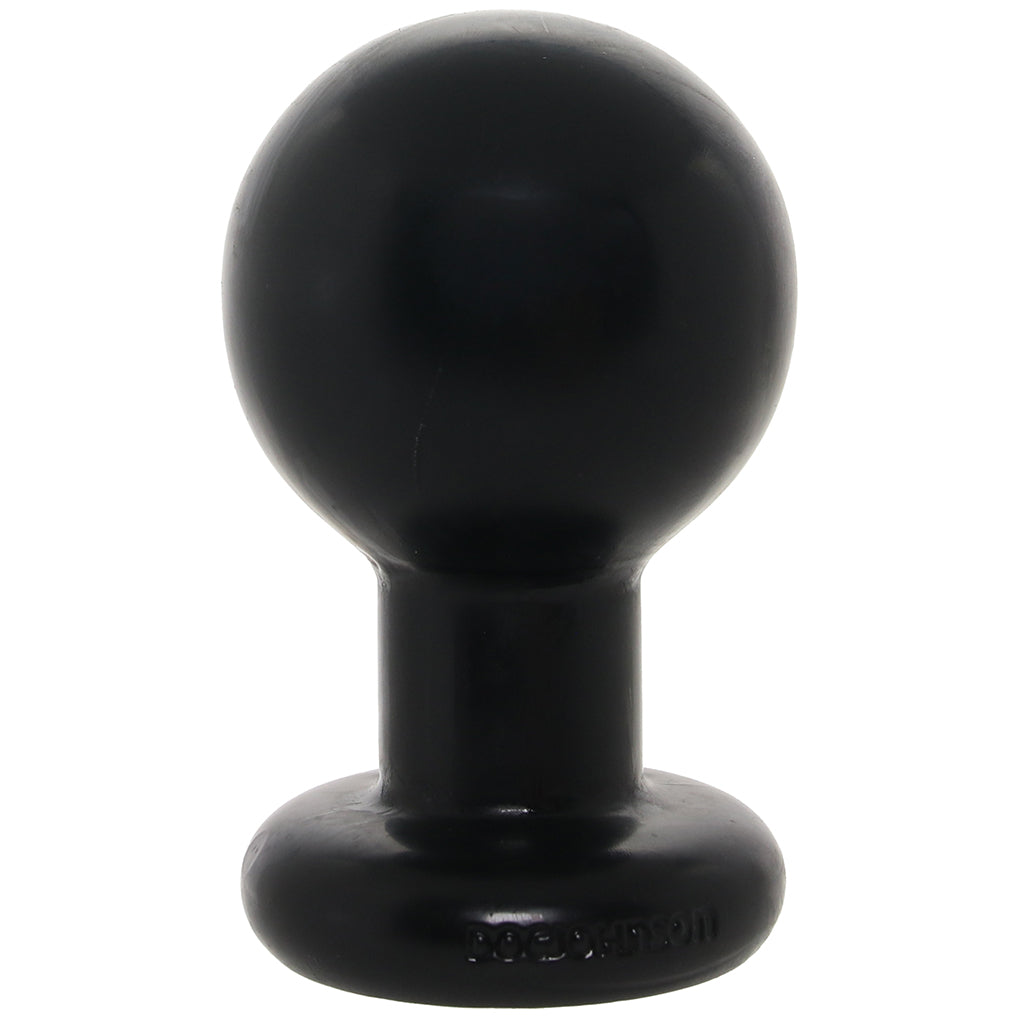 The Classic Large Round Butt Plug in Black