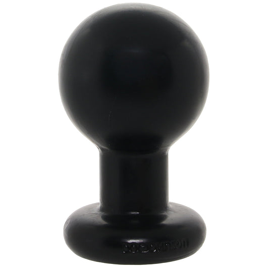 The Classic Large Round Butt Plug in Black