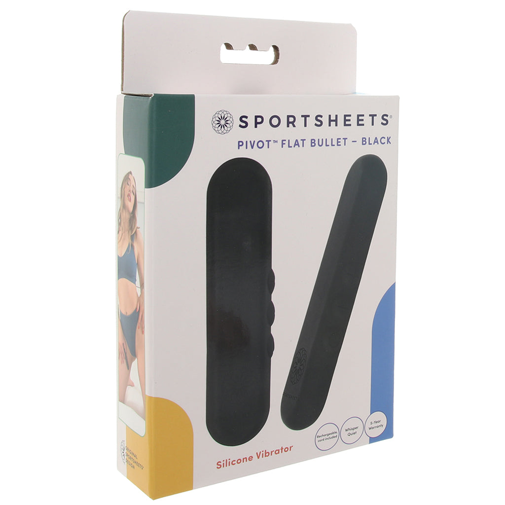 Pivot Pivot Flat Bullet Vibe in Black - Vibrators - HoneyHugs Canada (View 6)