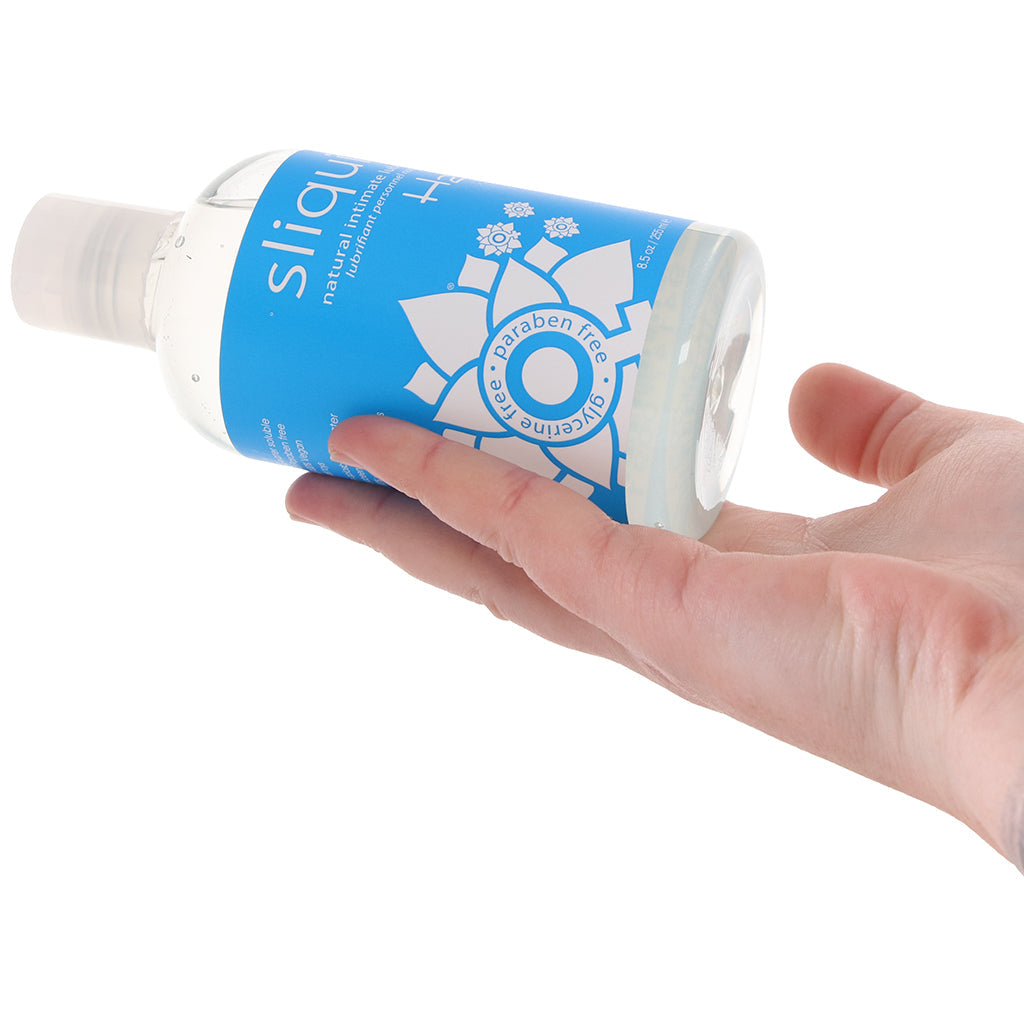 Sliquid Naturals H2O: Premium Glycerine-Free Water-Based Personal Lubricant (8.5oz)