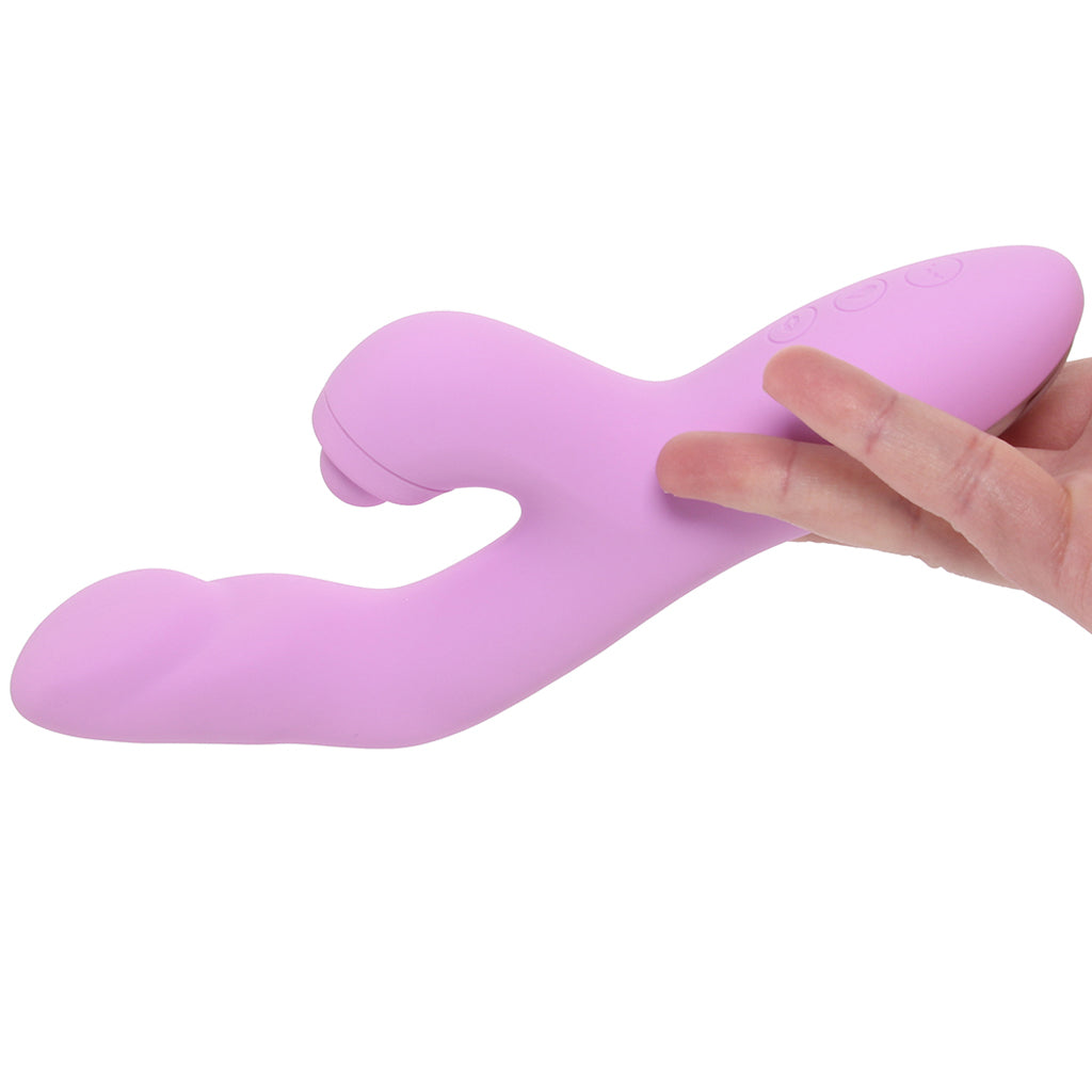 Nasstoys Goddess Heat-Up Tapping Rabbit Vibe in Lavender - Vibrators - HoneyHugs Canada (View 4)