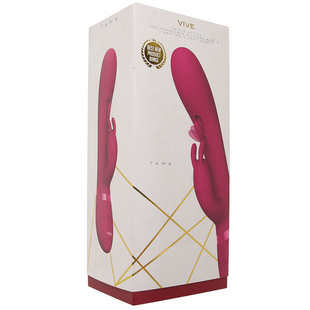 Vive Tama Triple Action G-Rabbit Vibe in Pink