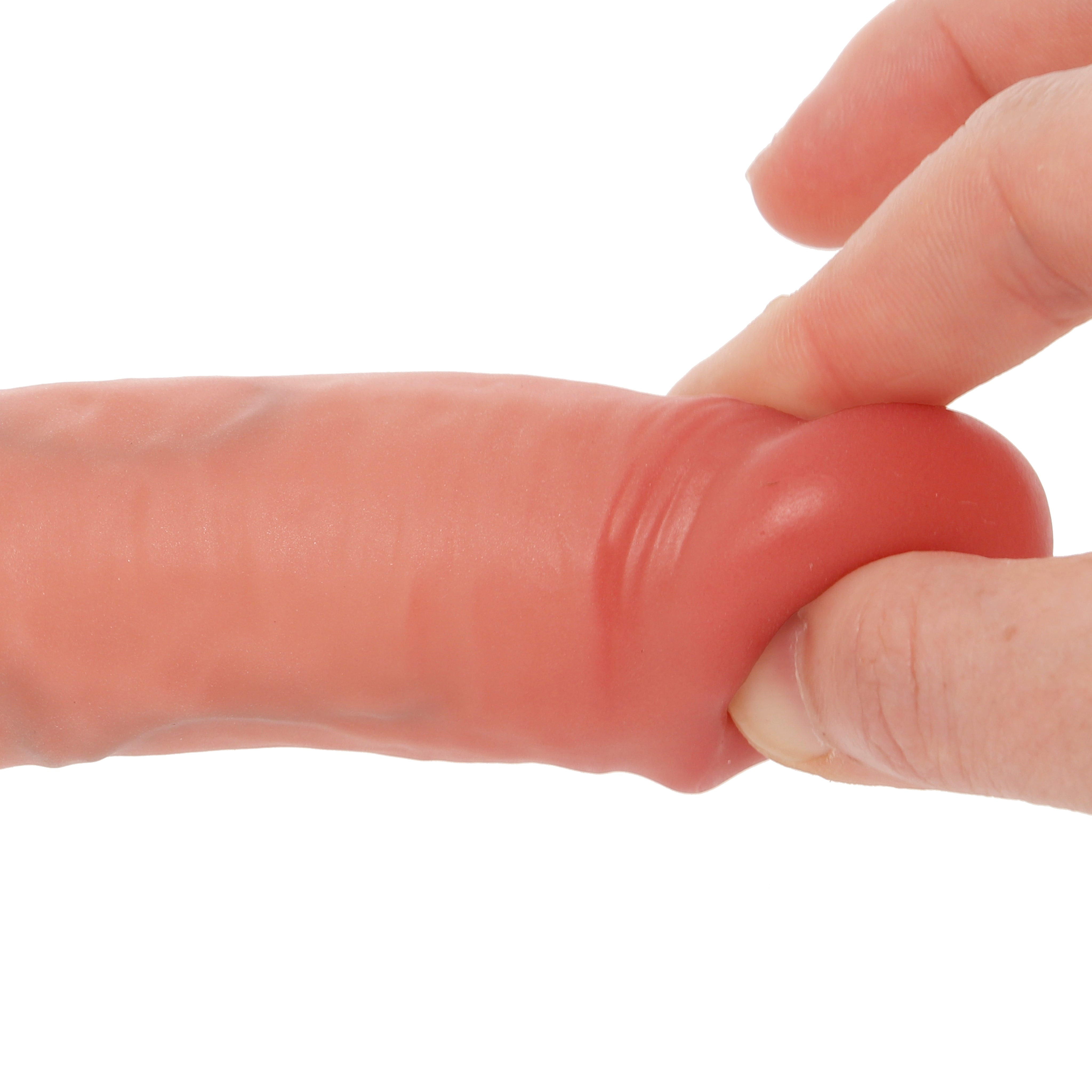 RealRock 7 Inch Dual Density Dildo in Light