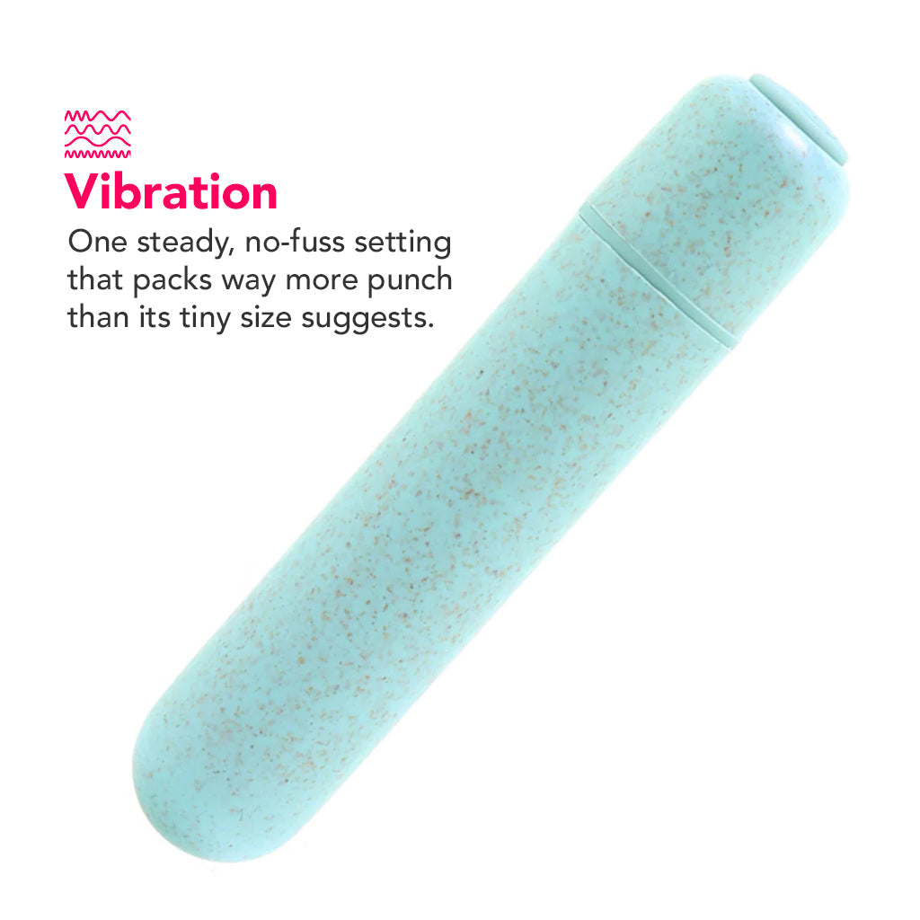 Gaia BioFeel Biodegradable Bullet Vibe in Aqua