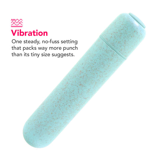 Gaia BioFeel Biodegradable Bullet Vibe in Aqua