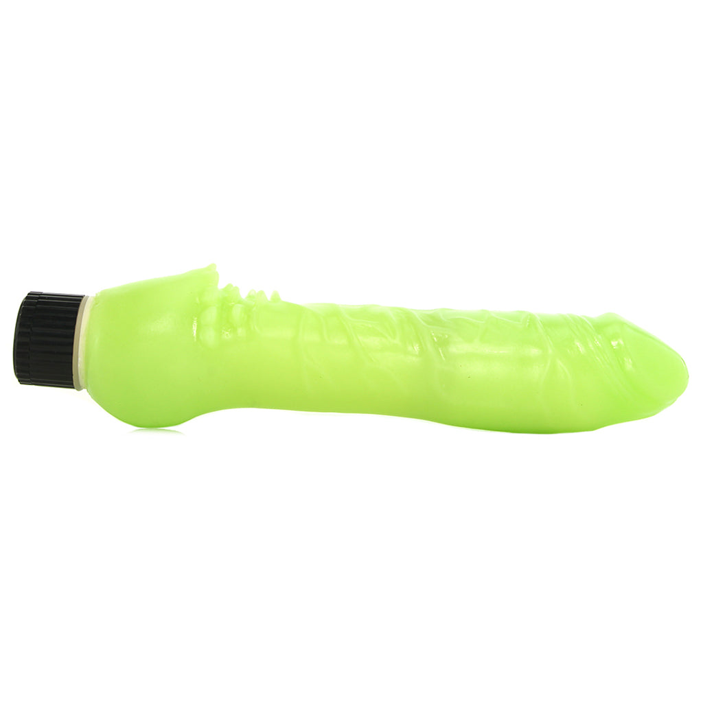Glow-in-the-Dark Glow-In-The-Dark Jelly Penis Vibe - Vibrators - HoneyHugs Canada (View 3)