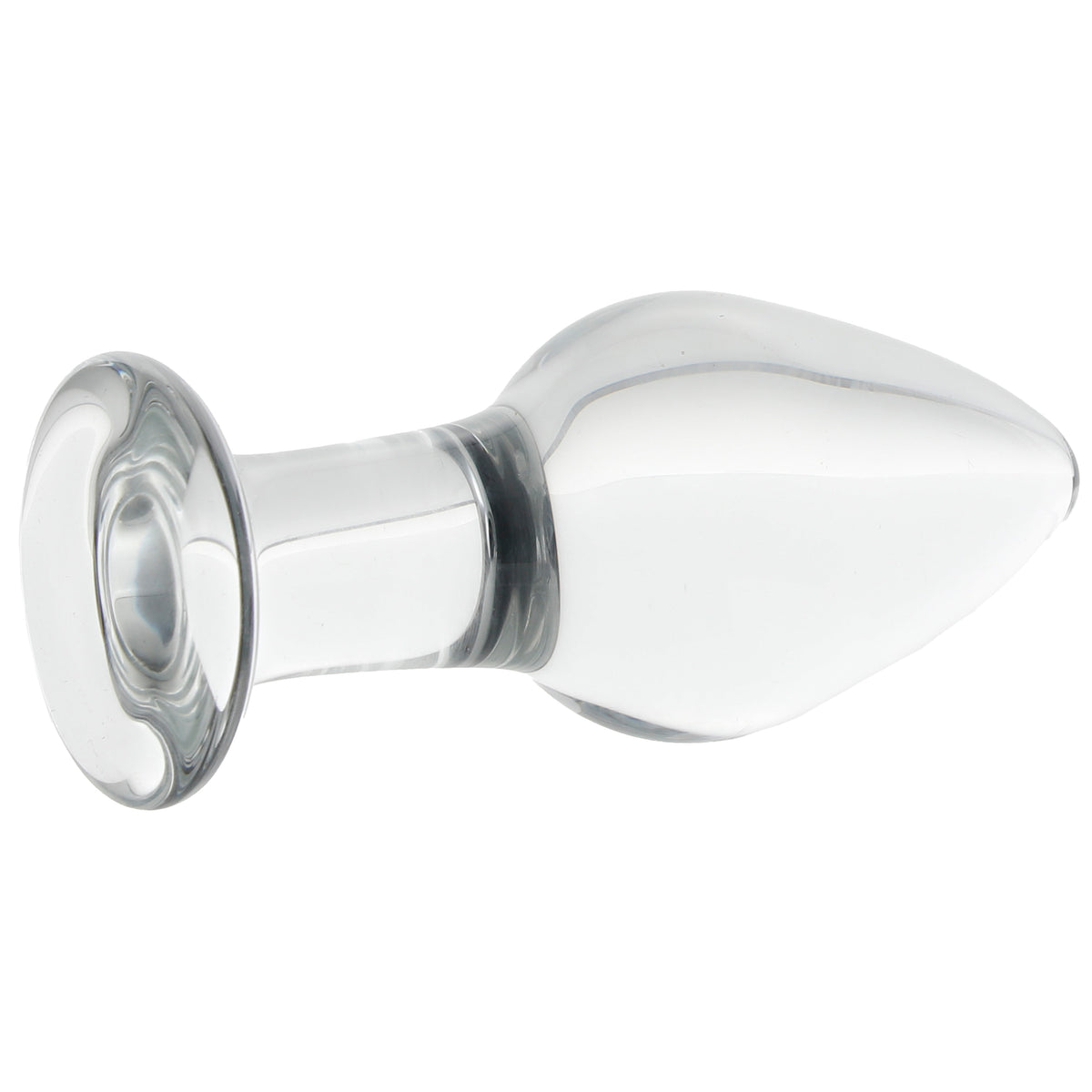 Clarity Utopian Bud Glass Butt Plug