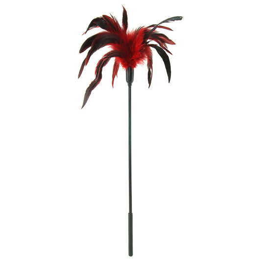 Sportsheets Starburst Red Feather Tickler: Exquisite Dual-Sensation Play